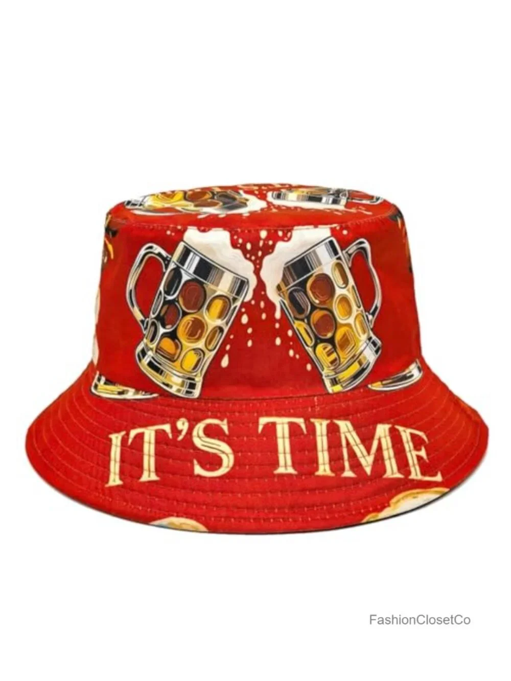 Reversible Packable Bucket Hat Summer Travel Sun Cap